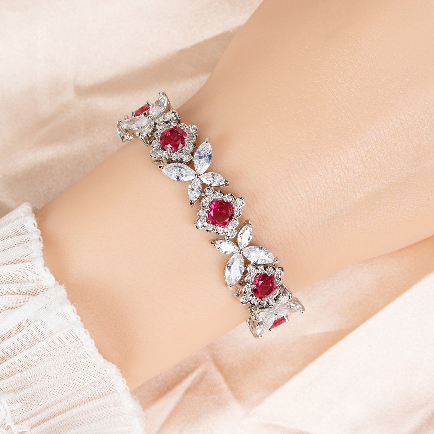 Copper with Zirconia Bracelet