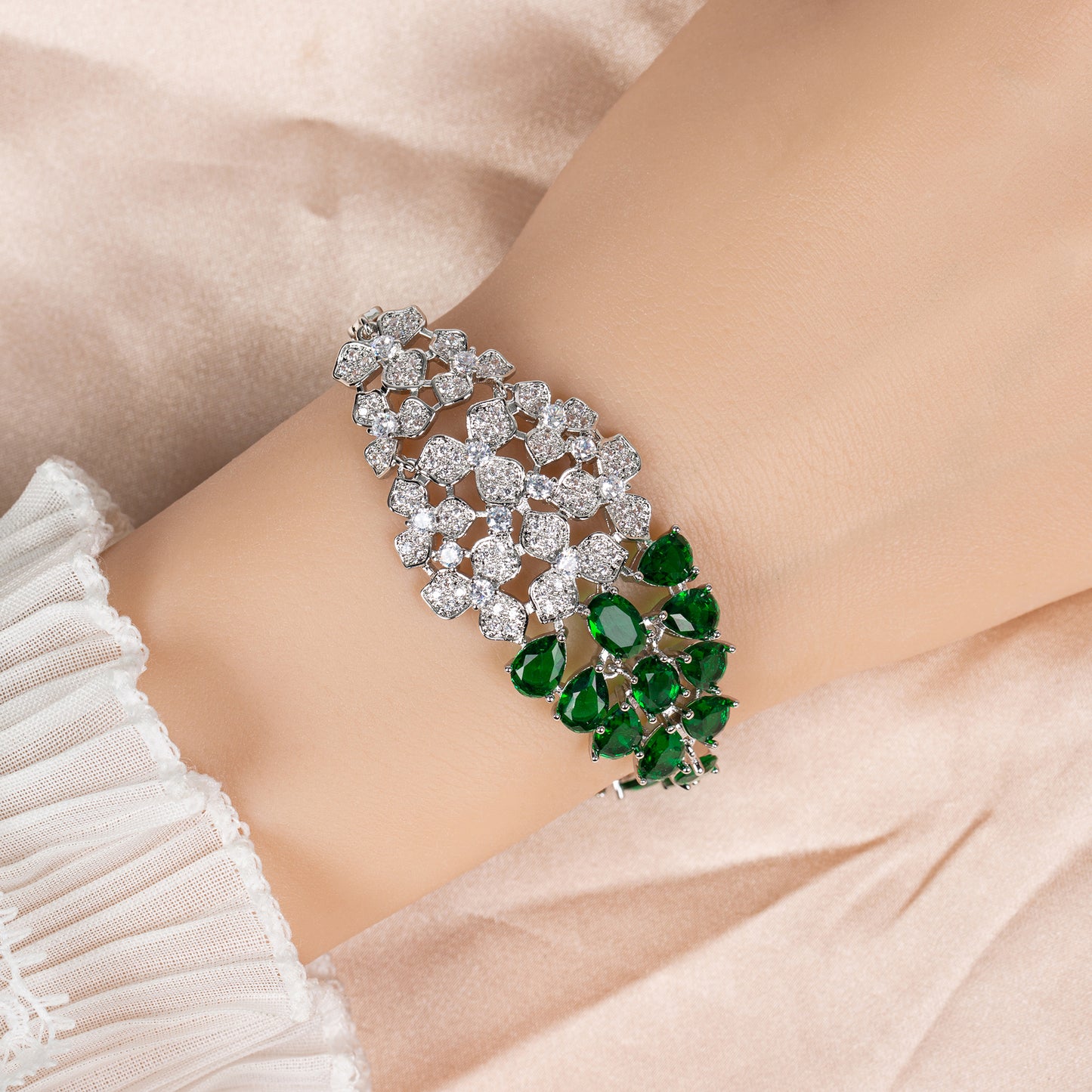 Copper with Zirconia Bracelet