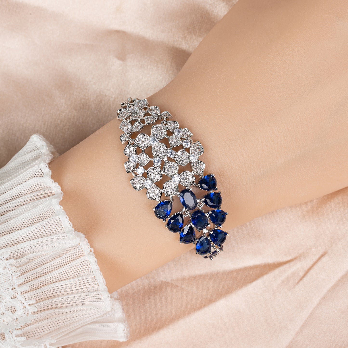 Copper with Zirconia Bracelet