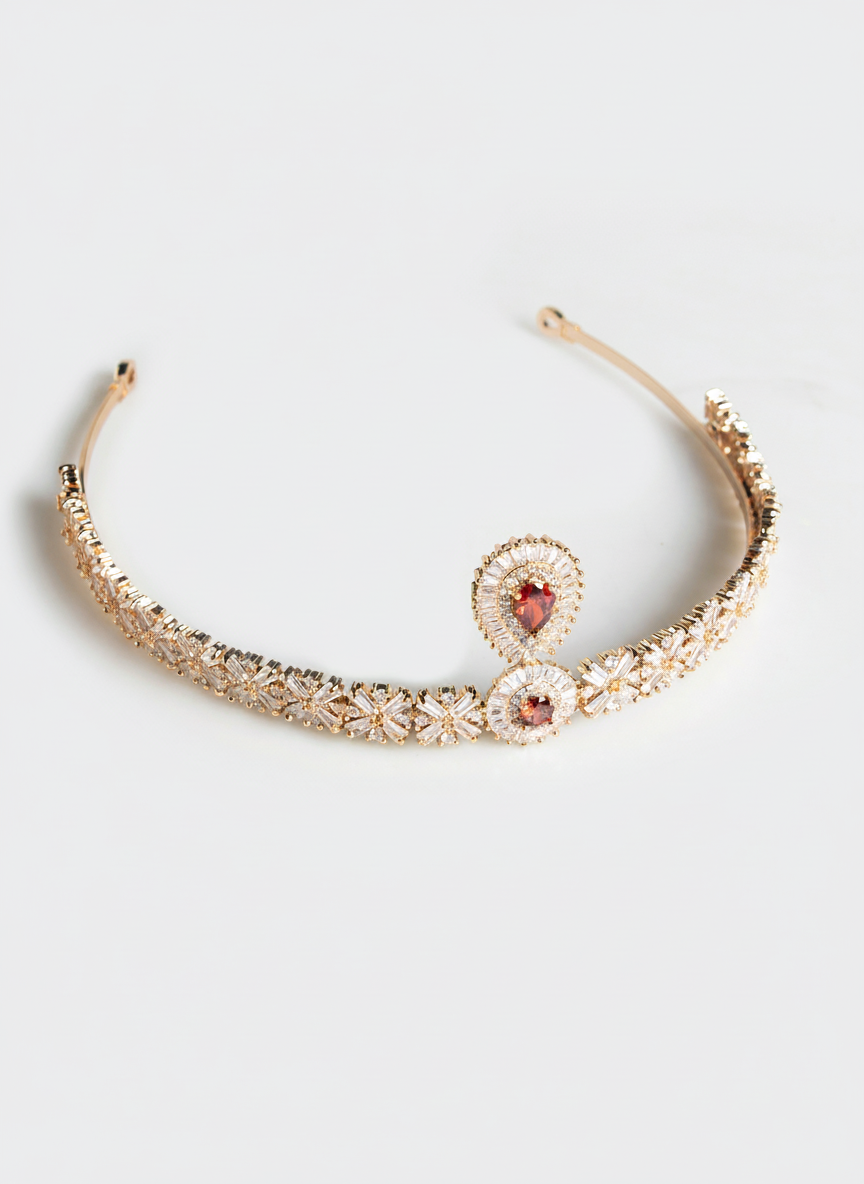 Copper with Zirconia Crown headdress