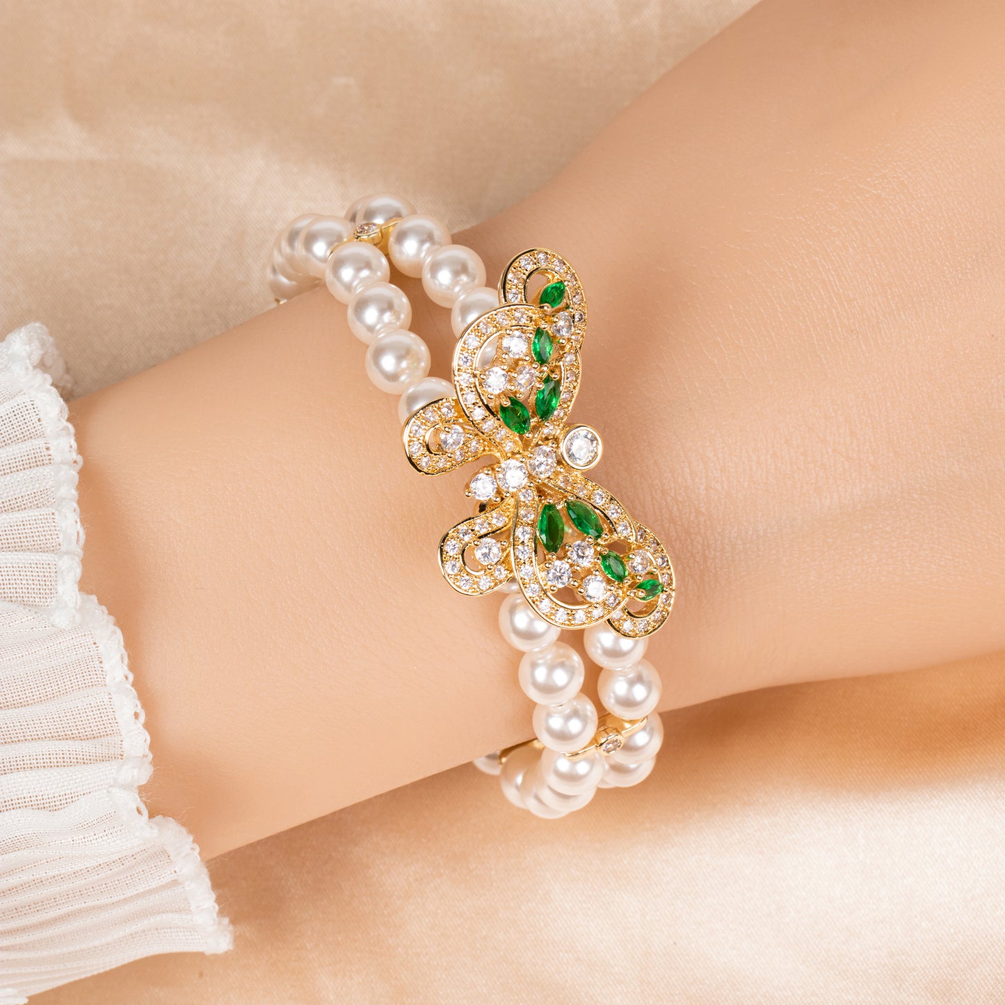Copper with Zirconia Bracelet
