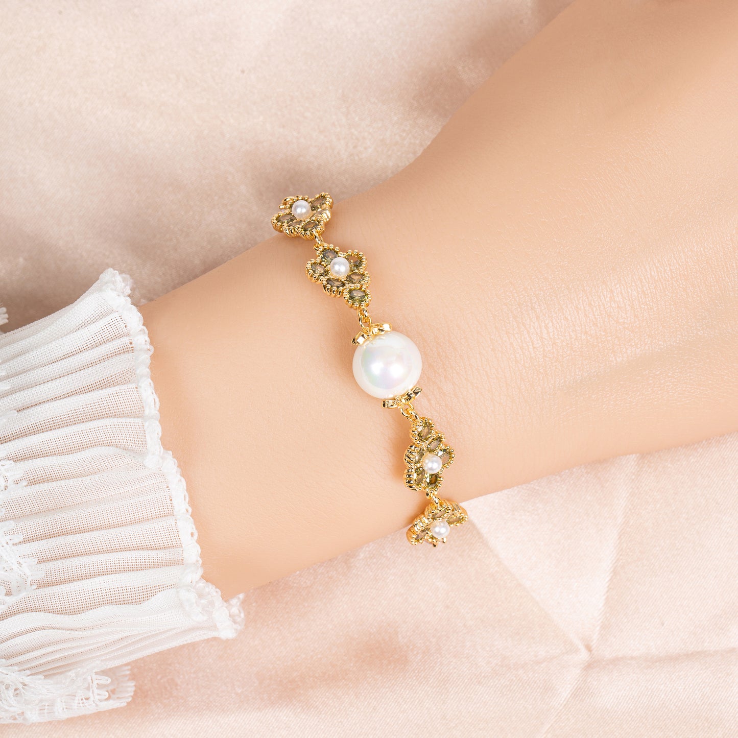 Copper with Zirconia Bracelet