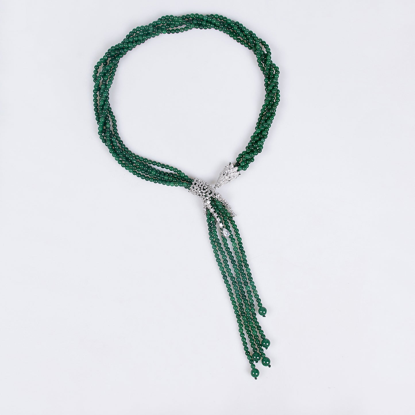 Copper with Zirconia Necklace