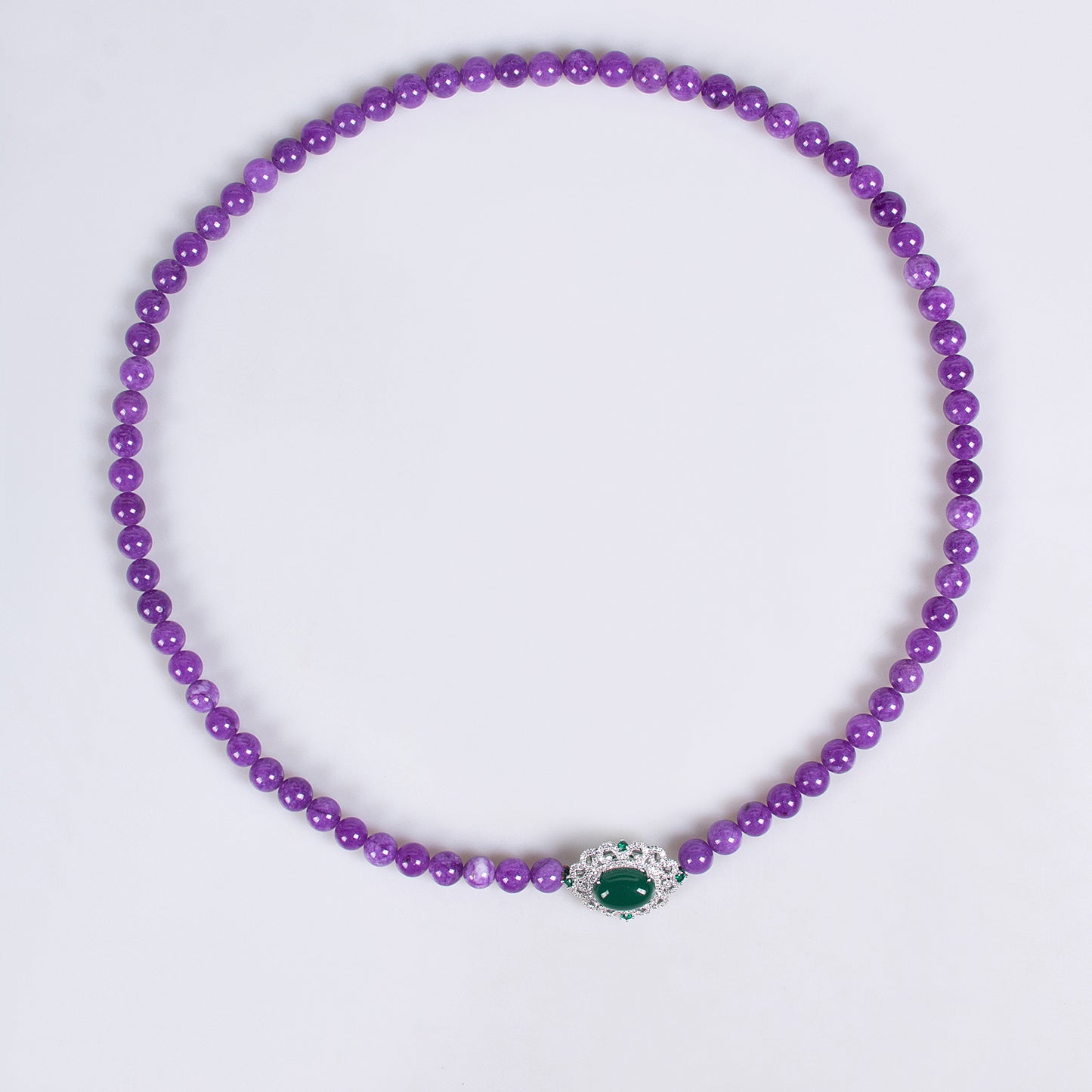 Copper with Zirconia Necklace