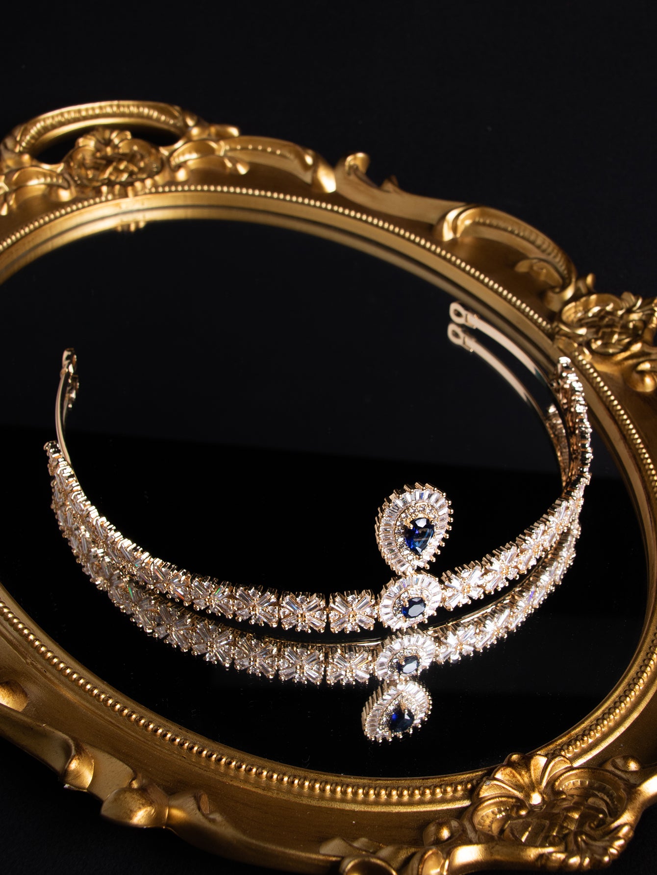 Copper with Zirconia Crown headdress