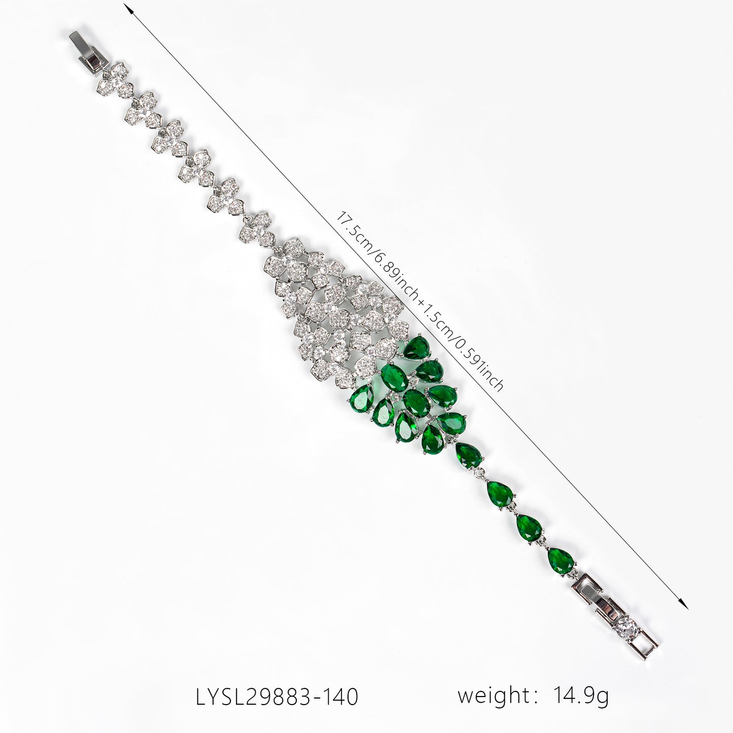 Copper with Zirconia Bracelet