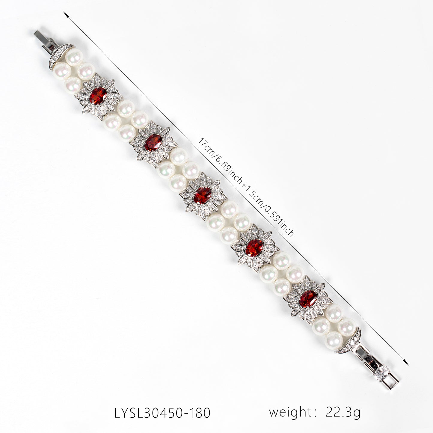 Copper with Zirconia Bracelet