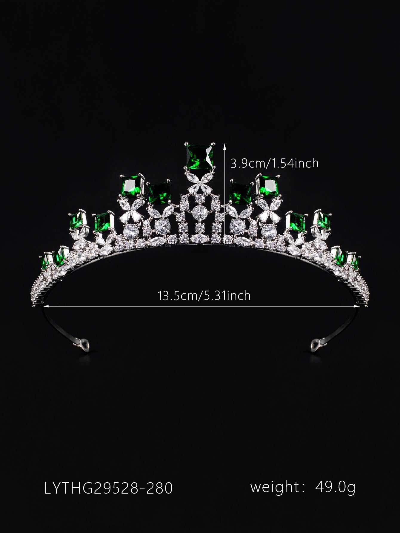 Copper with Zirconia Crown headdress