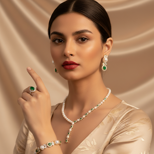 2026 Hot Sale Wholesale Brass Cubic Zircon Diamond Jewelry Sets For Women Multi Color