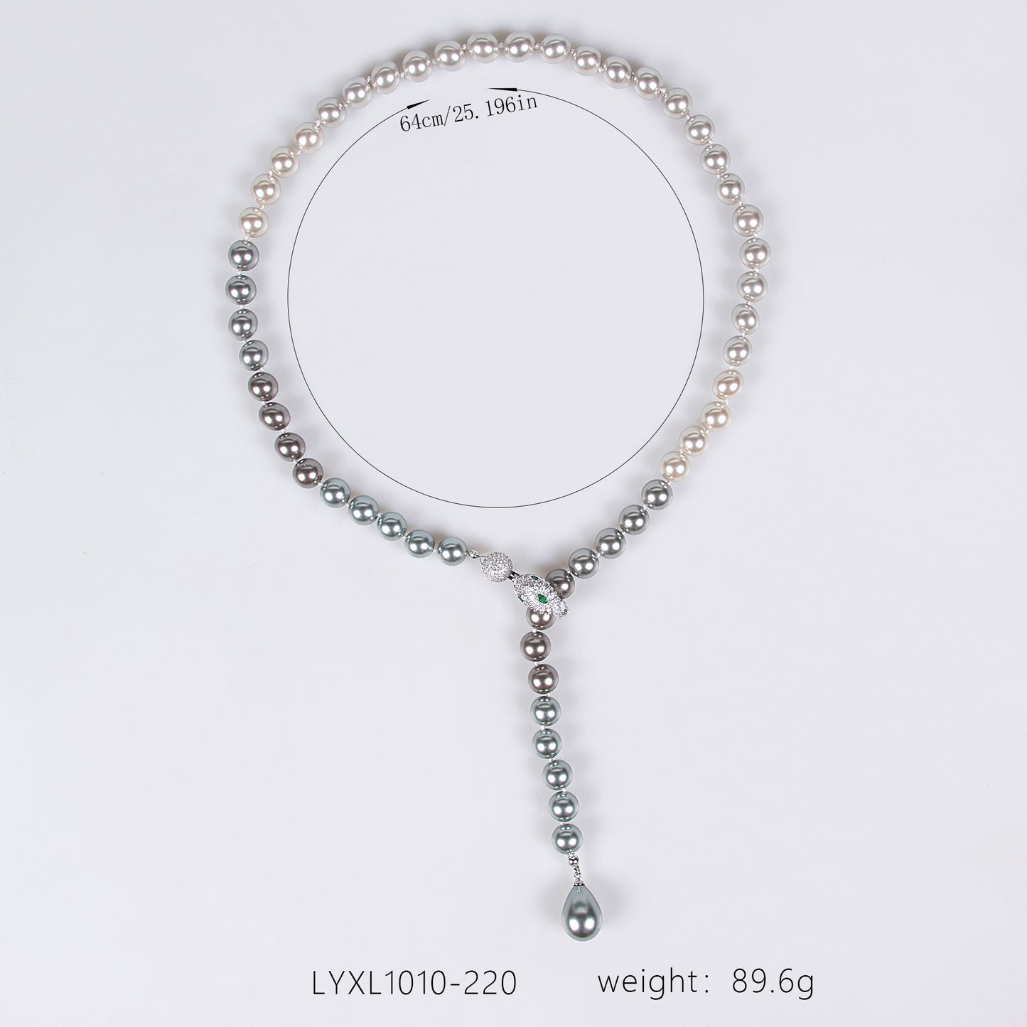 Copper with Zirconia Necklace