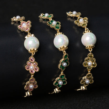 Copper with Zirconia Bracelet
