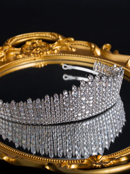 Copper with Zirconia Crown headdress