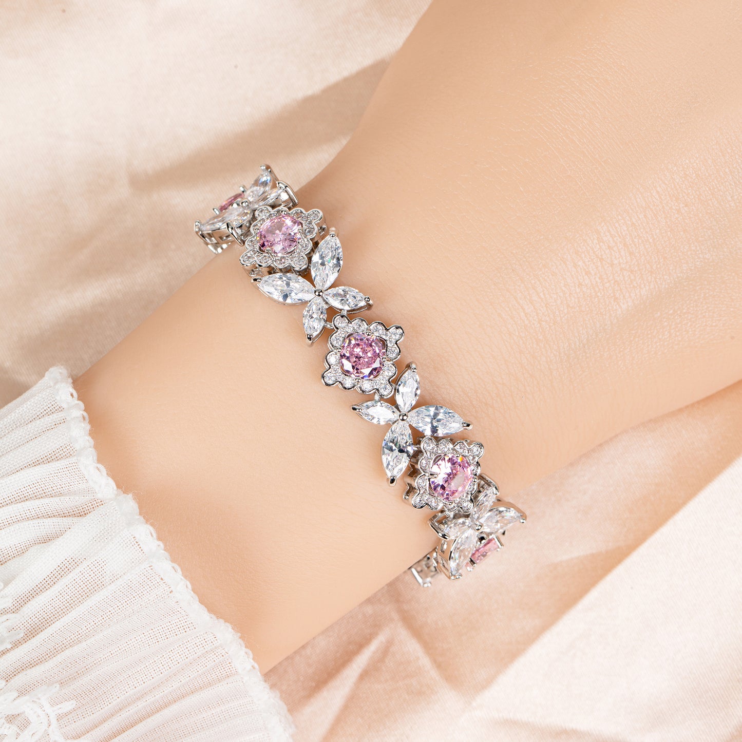 Copper with Zirconia Bracelet