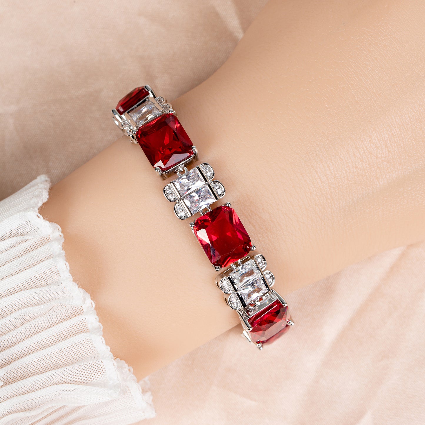 Copper with Zirconia Bracelet