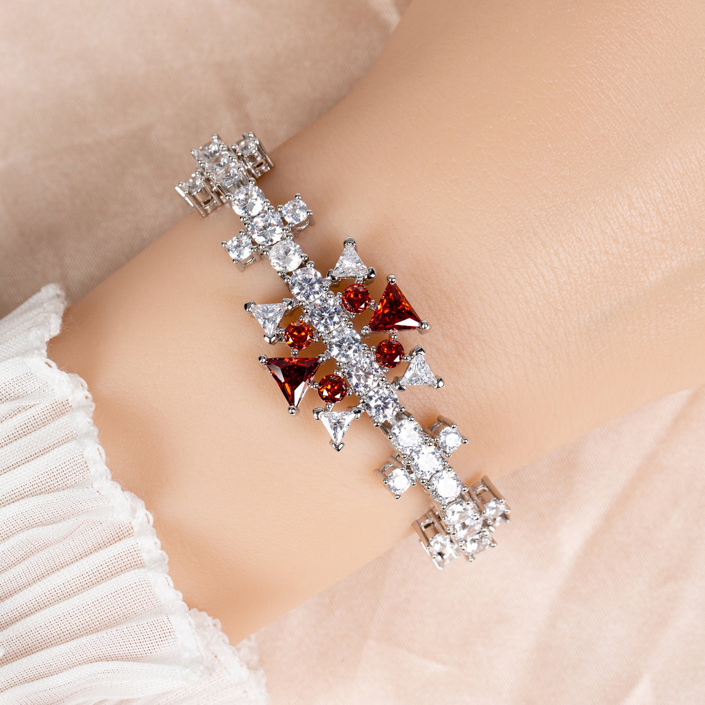 Copper with Zirconia Bracelet