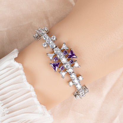 Copper with Zirconia Bracelet