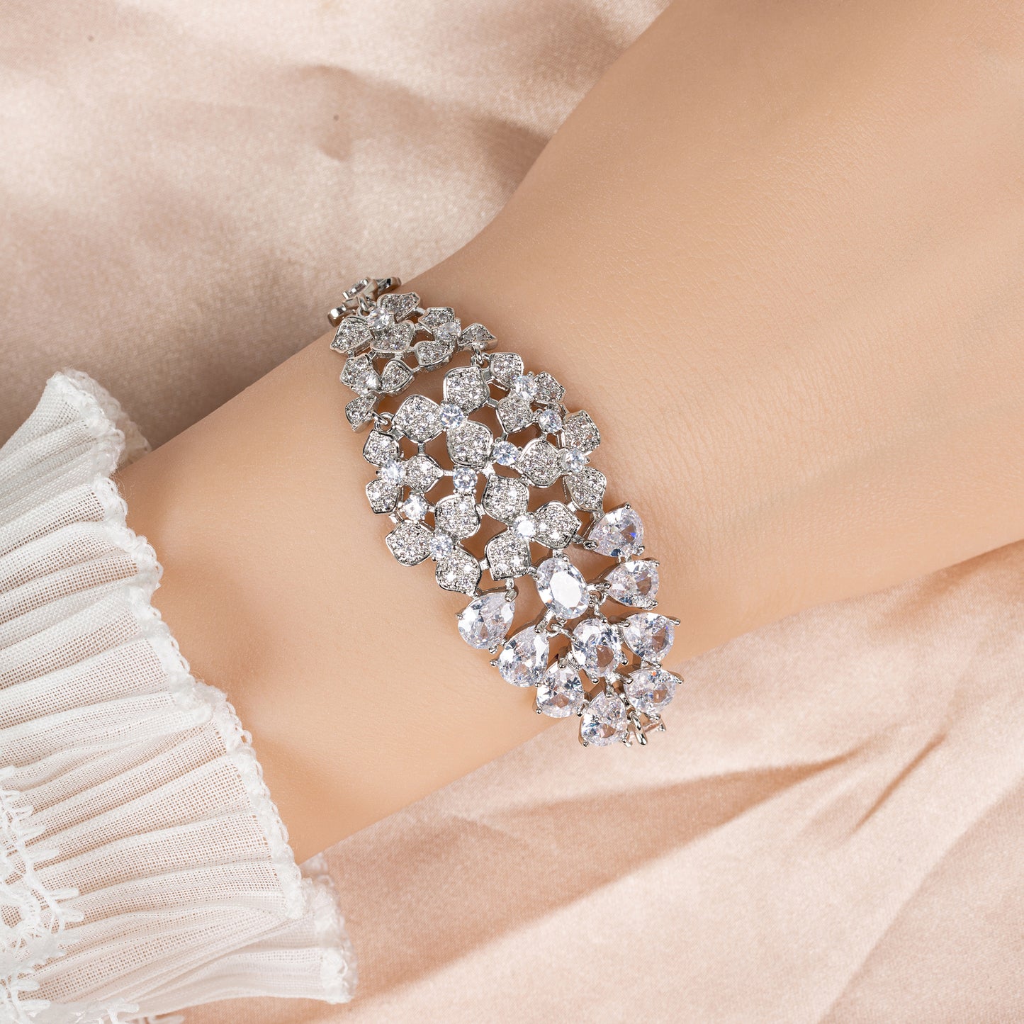 Copper with Zirconia Bracelet