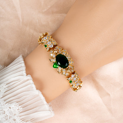 Copper with Zirconia Bracelet