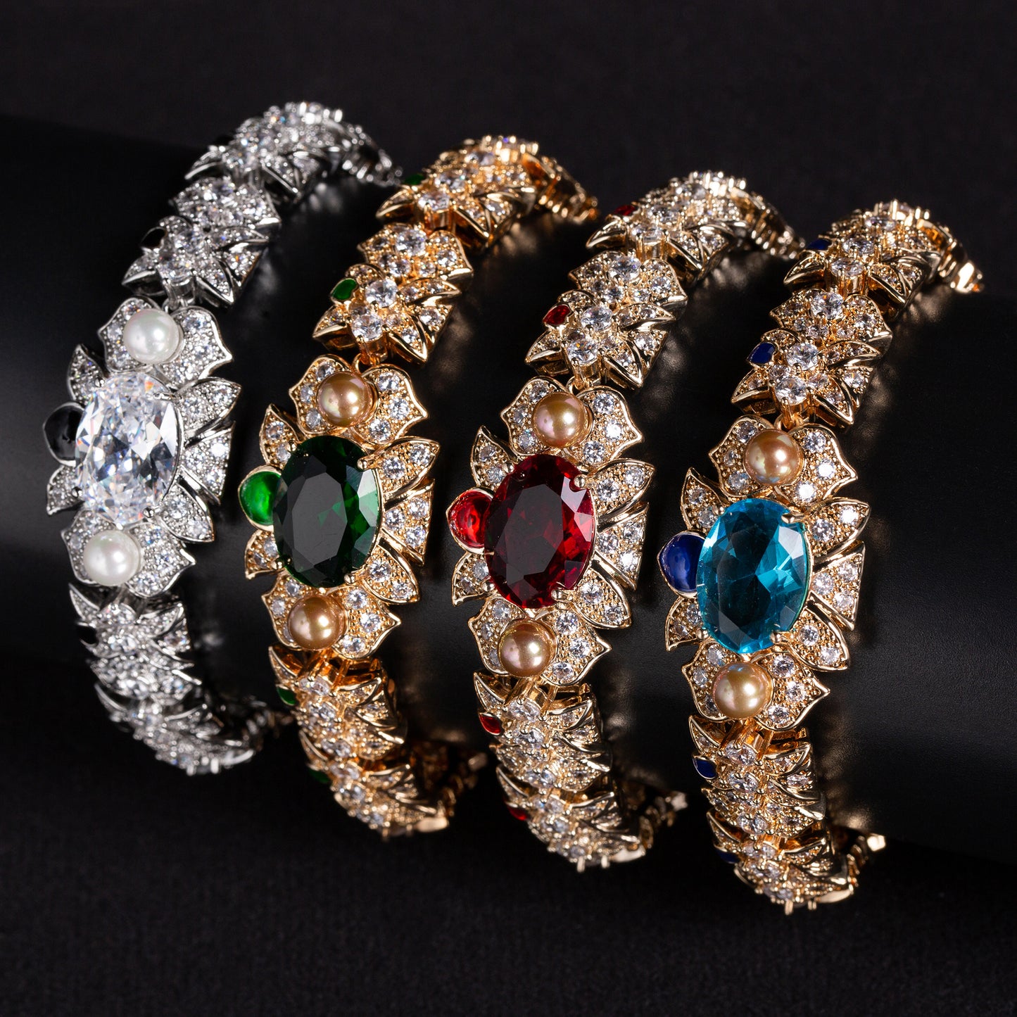 Copper with Zirconia Bracelet
