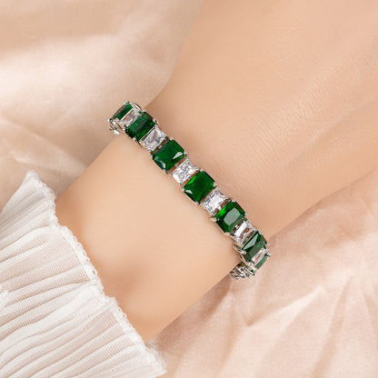 Hot Sale 2026 New Collection Gold Plated Multi Color Cubic Endless Bracelet Women Wholesale（副本）