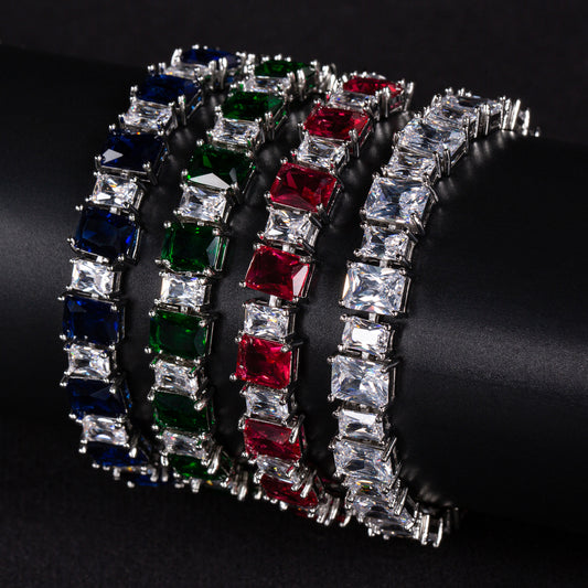 Hot Sale 2026 New Collection Gold Plated Multi Color Cubic Endless Bracelet Women Wholesale（副本）