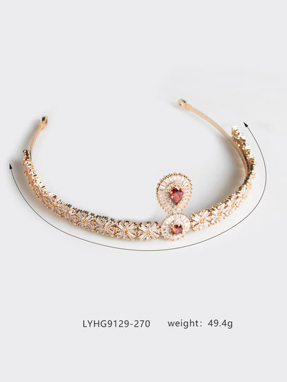 Copper with Zirconia Crown headdress