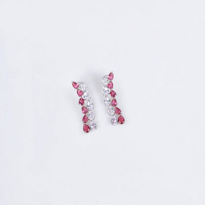 3pcs/Set Silver-Tone, Multi-Color Tassel Shaped Y2K Fashion Earrings, Necklace Jewelry Set, Suitable For Women's Holiday, Party, Banquet Wear, Women's Fashion Jewelry, Gift Set