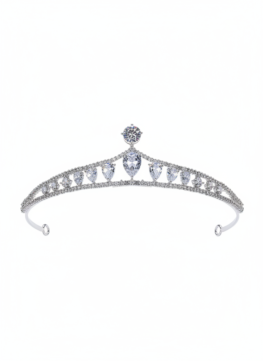 Copper with Zirconia Crown headdress