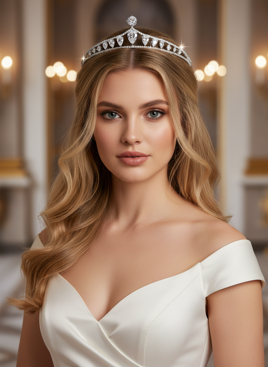 Copper with Zirconia Crown headdress