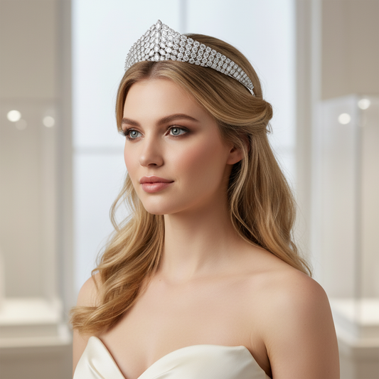 Copper with Zirconia Crown headdress