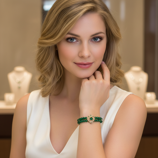 Copper with Zirconia Bracelet