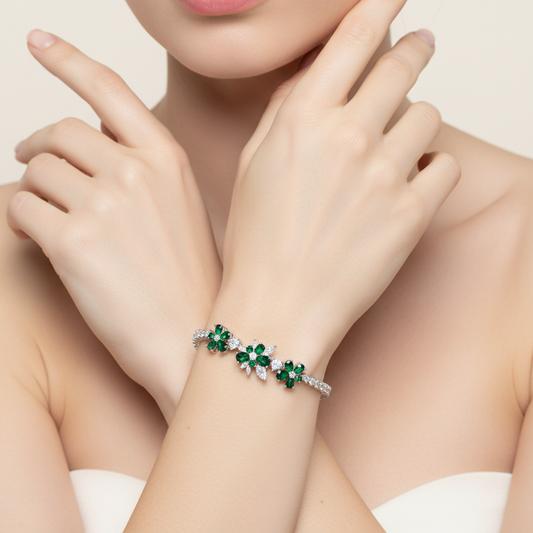 Copper with Zirconia Bracelet