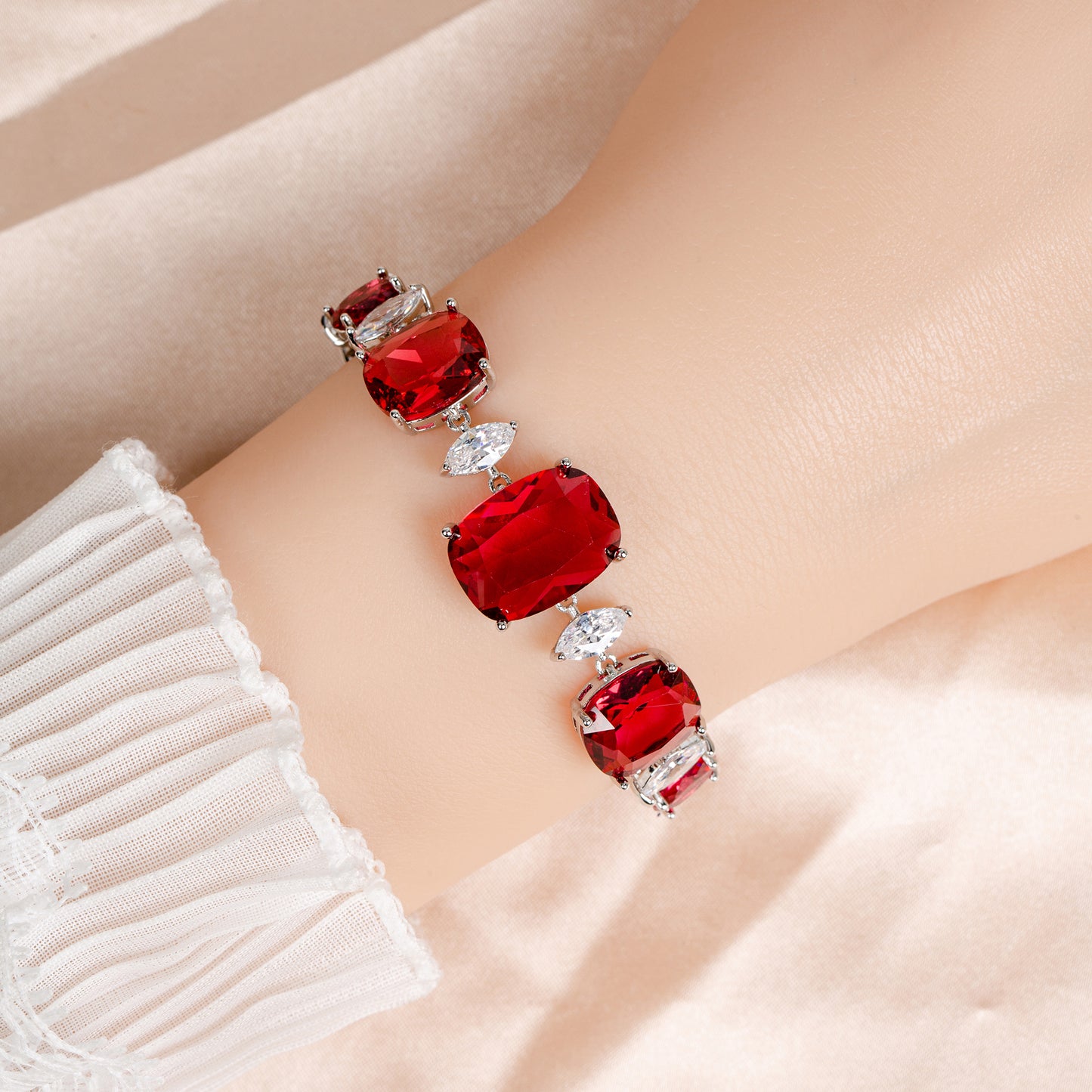 Copper with Zirconia Bracelet