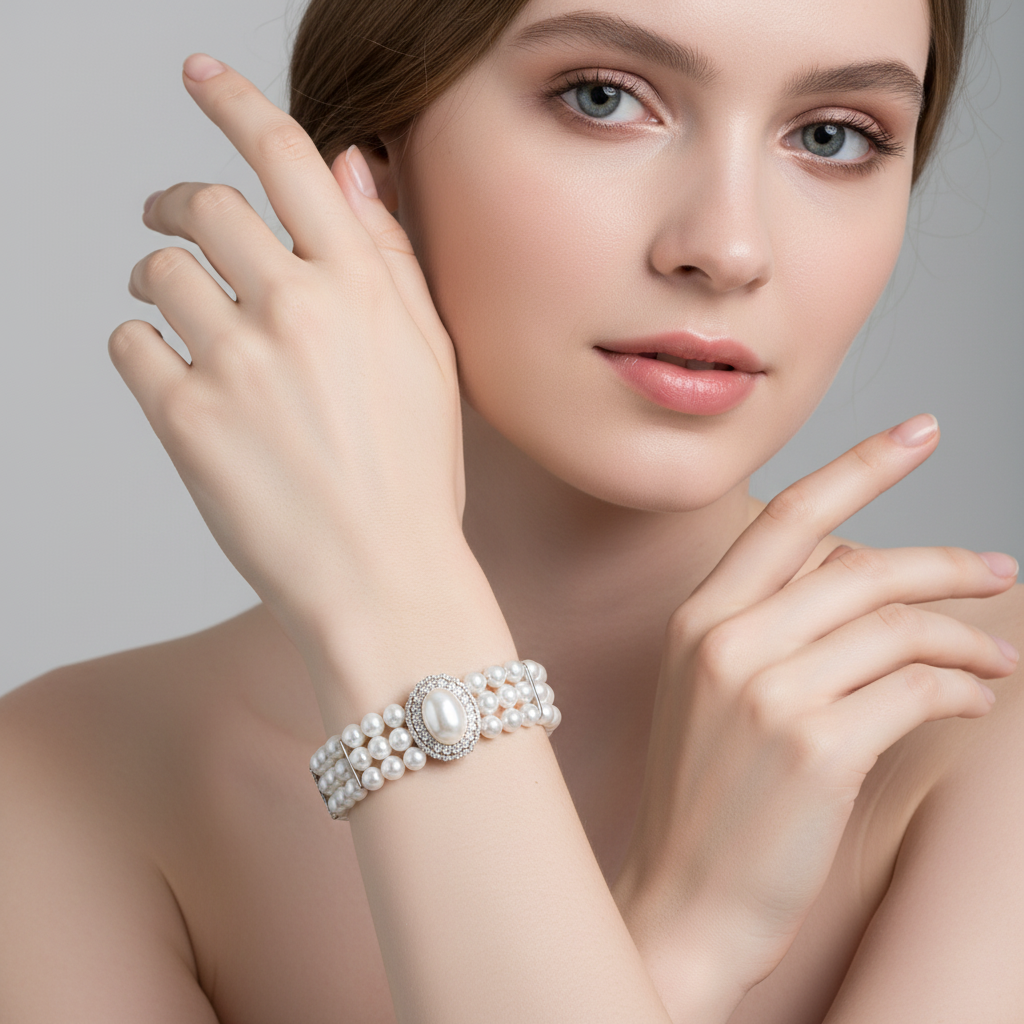 Copper with Zirconia Bracelet