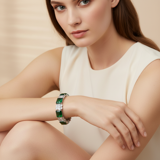 Copper with Zirconia Bracelet