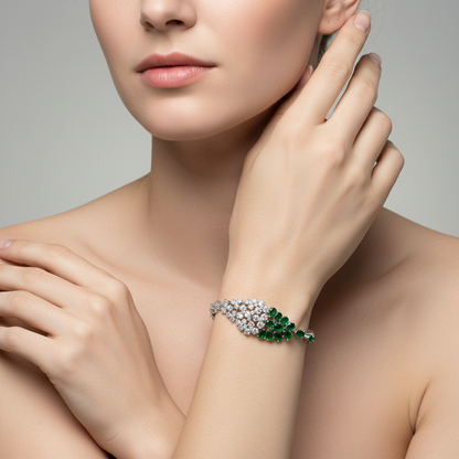 Copper with Zirconia Bracelet
