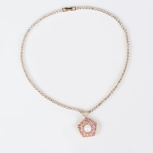 Copper with Zirconia Necklace