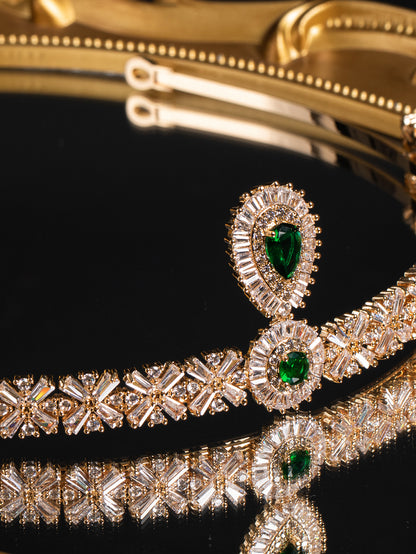 Copper with Zirconia Crown headdress
