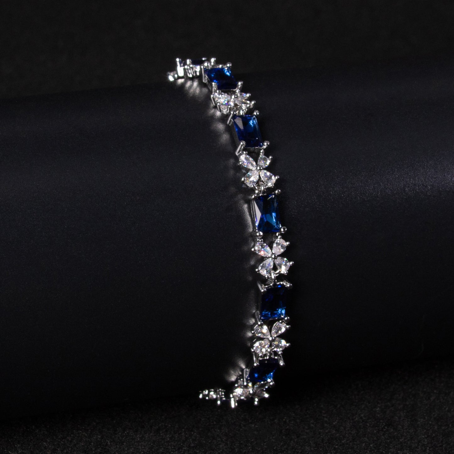 Multi Colored Flower Rectangle Thin Bracelet Wholesale Women Hot Sale Fine Jewelry