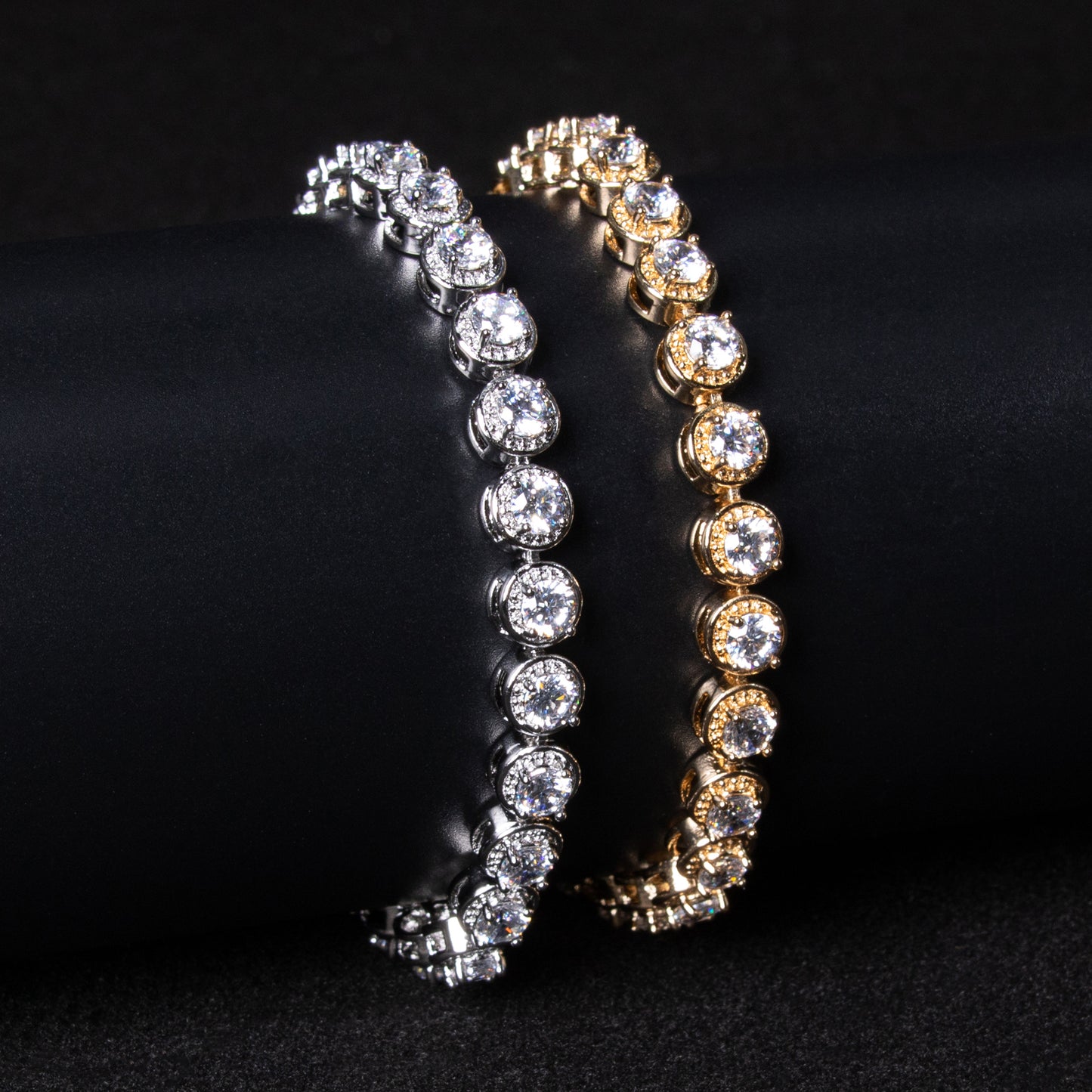 Wholesale Linked Cubic Zircon Diamond Chain Bracelets For Women Girl Hot Selling 2026 New