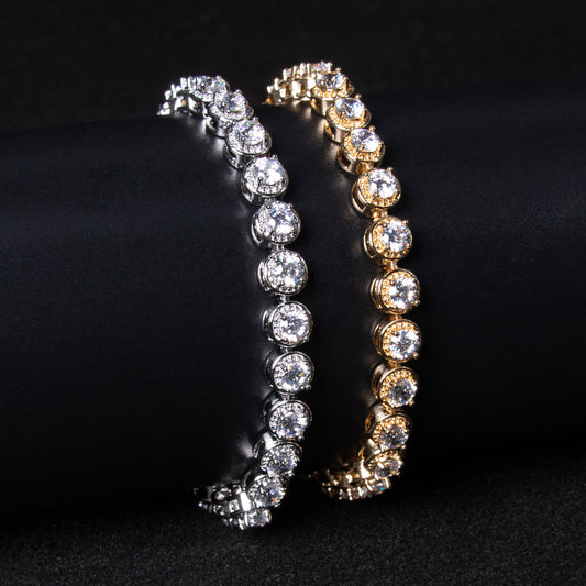 Wholesale Linked Cubic Zircon Diamond Chain Bracelets For Women Girl Hot Selling 2026 New