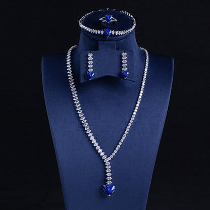 Cupchain Dangling Heart Charms Simple Jewelry Sets For Women Wholesale Sparkly Jewelry