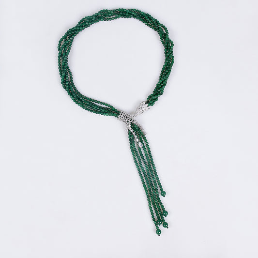 Copper with Zirconia Necklace