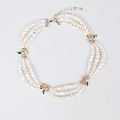 Copper with Zirconia Necklace