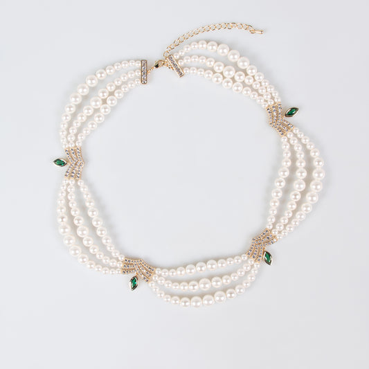 Copper with Zirconia Necklace