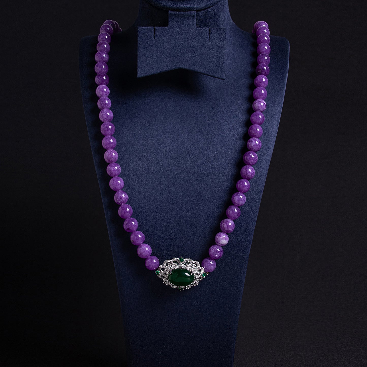 Copper with Zirconia Necklace