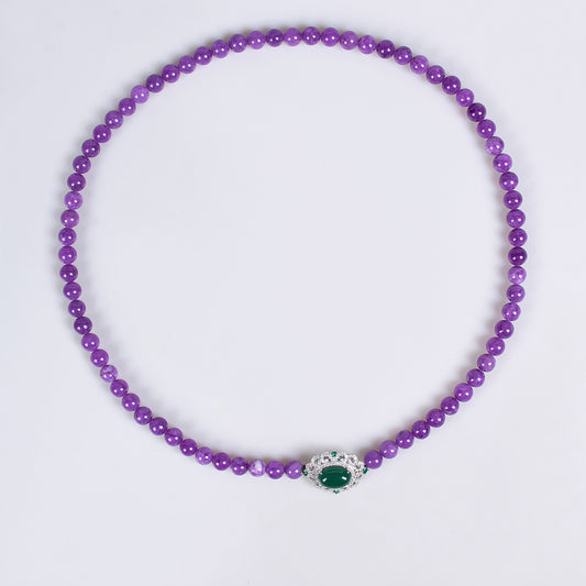 Copper with Zirconia Necklace