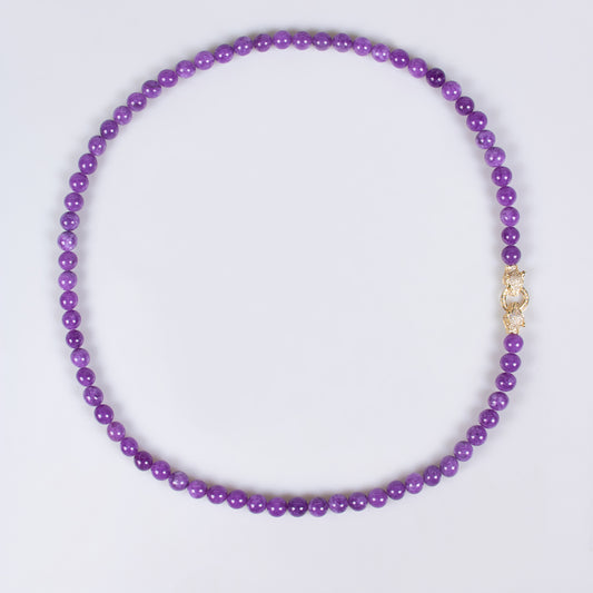 Copper with Zirconia Necklace