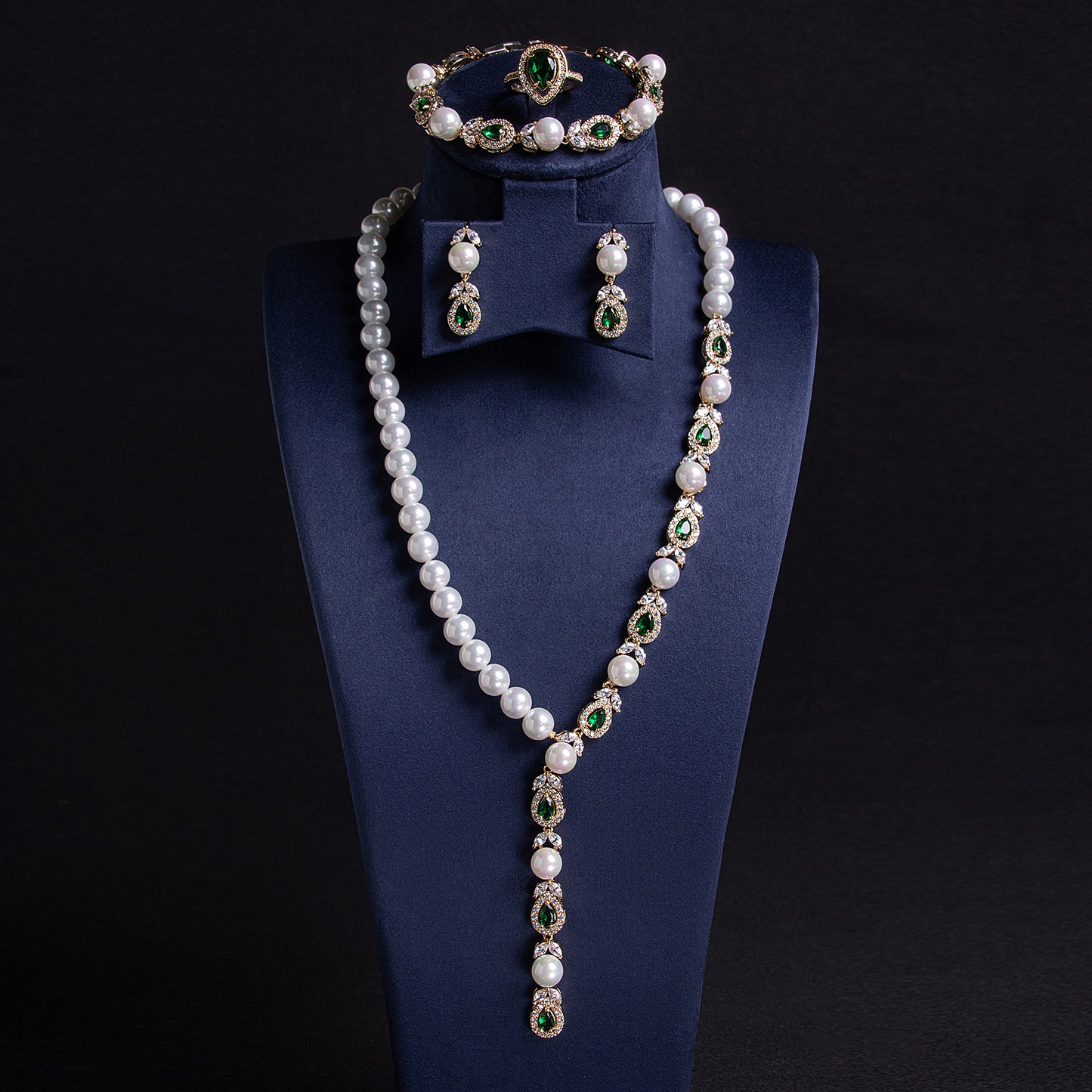 2026 Hot Sale Wholesale Brass Cubic Zircon Diamond Jewelry Sets For Women Multi Color