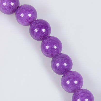 Regal Amethyst Gemstone Necklace with Ornate Gold-Tone Copper & Zircon Clasp Hot Sale Jewelry Beaded